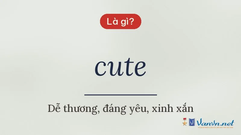 cute là gì