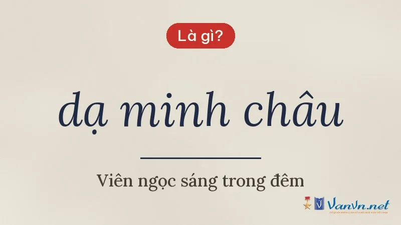 dạ minh châu là gì