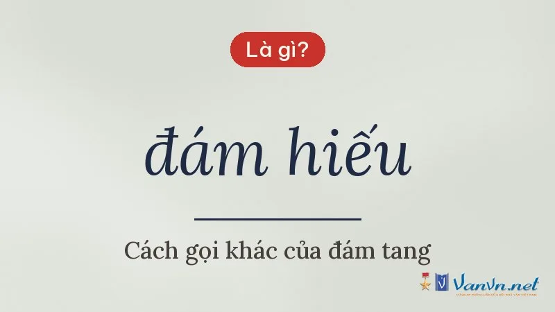 đám hiếu là gì