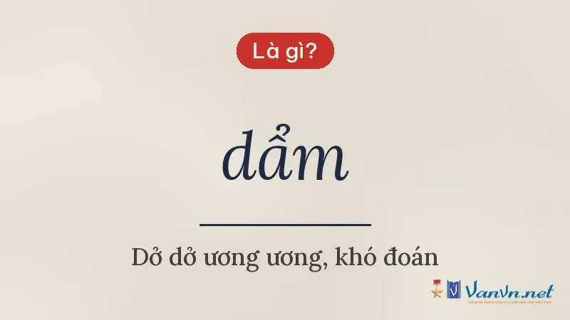 dẩm là gì
