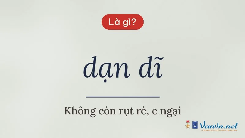 dạn dĩ là gì