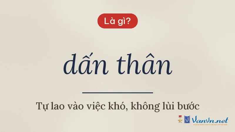 dấn thân là gì