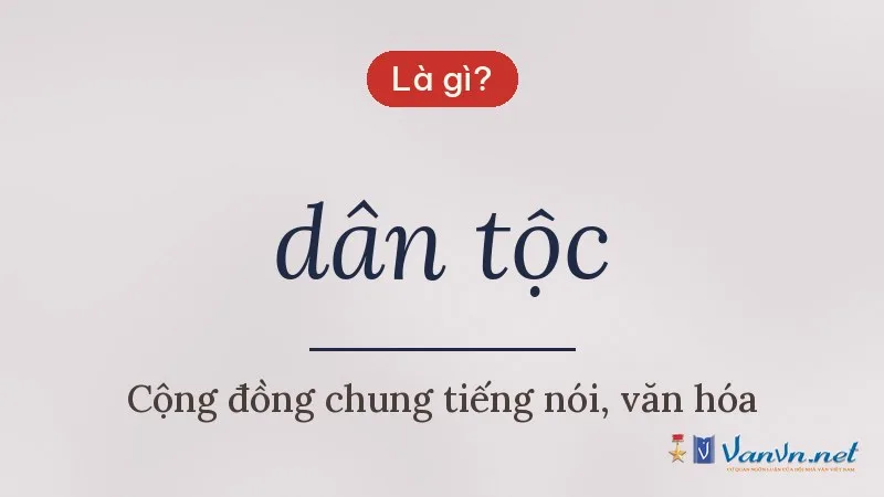dân tộc là gì