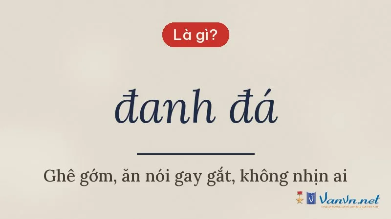 đanh đá là gì