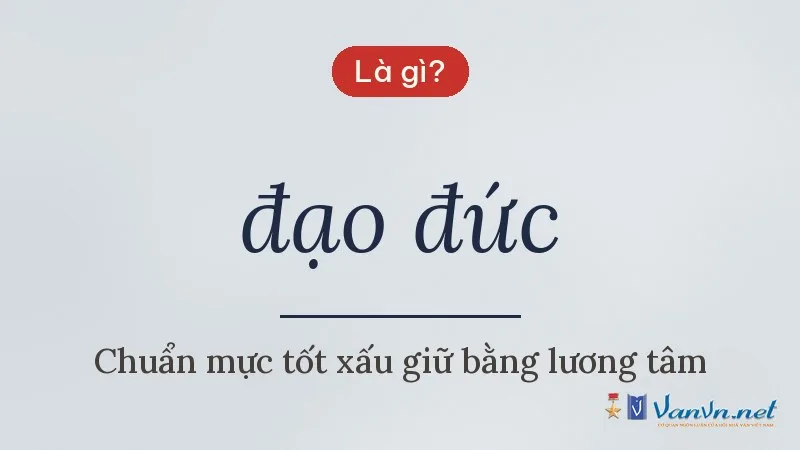 đạo đức là gì