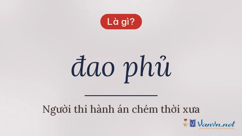 đao phủ là gì