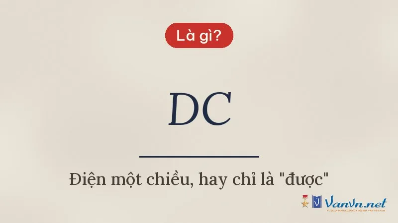 DC là gì