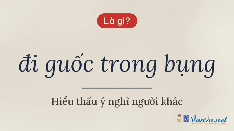 đi guốc trong bụng là gì