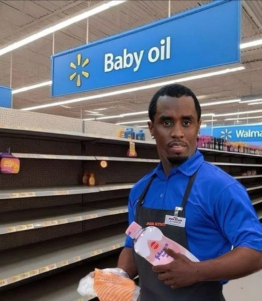 diddy baby oil meme