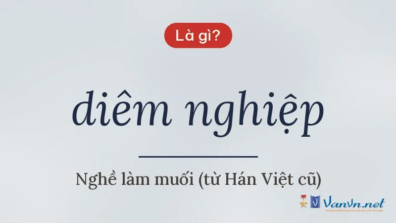 diêm nghiệp là gì