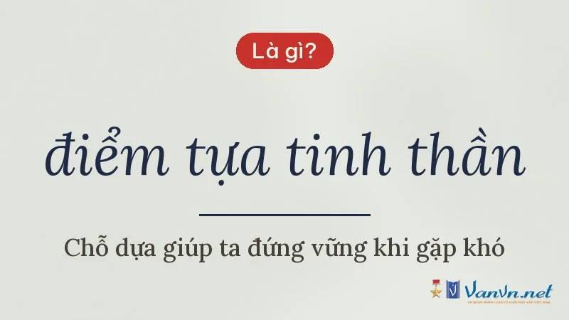 điểm tựa tinh thần là gì