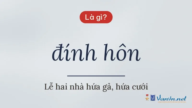 đính hôn là gì