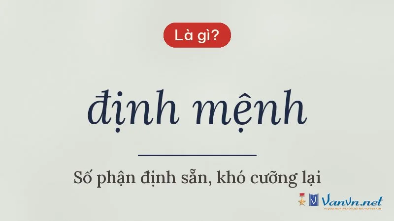 định mệnh là gì