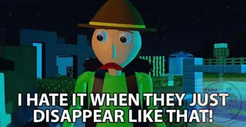 disappear meme