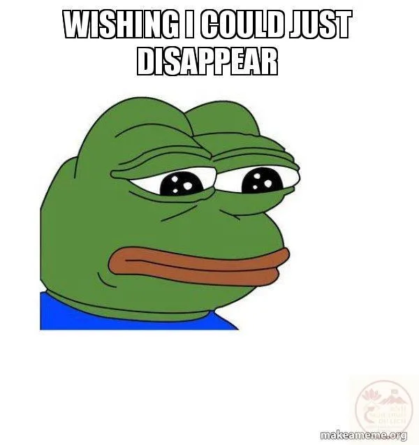 disappear meme