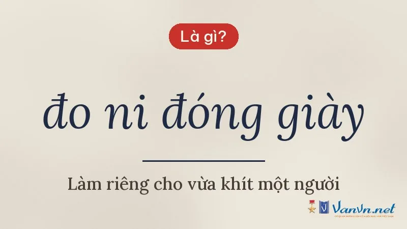 đo ni đóng giày là gì