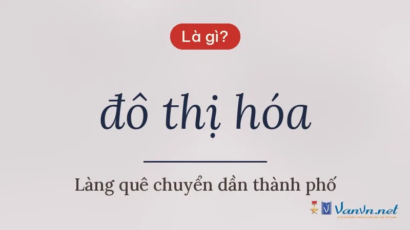 đô thị hóa là gì