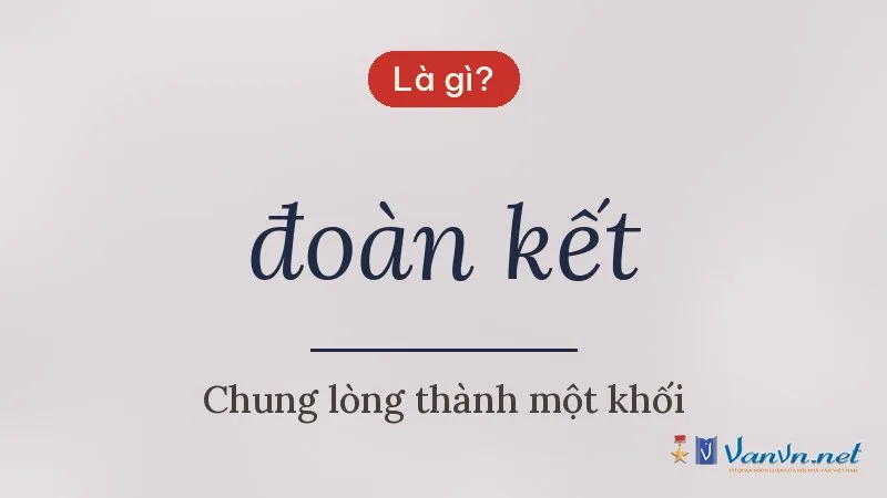 đoàn kết là gì