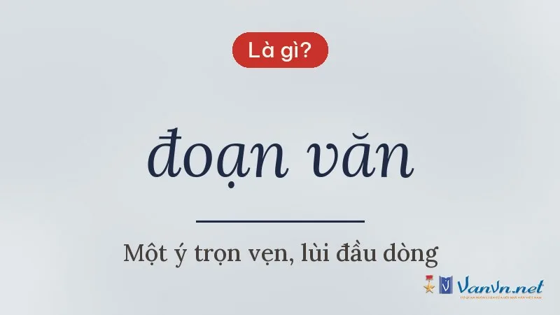 đoạn văn là gì