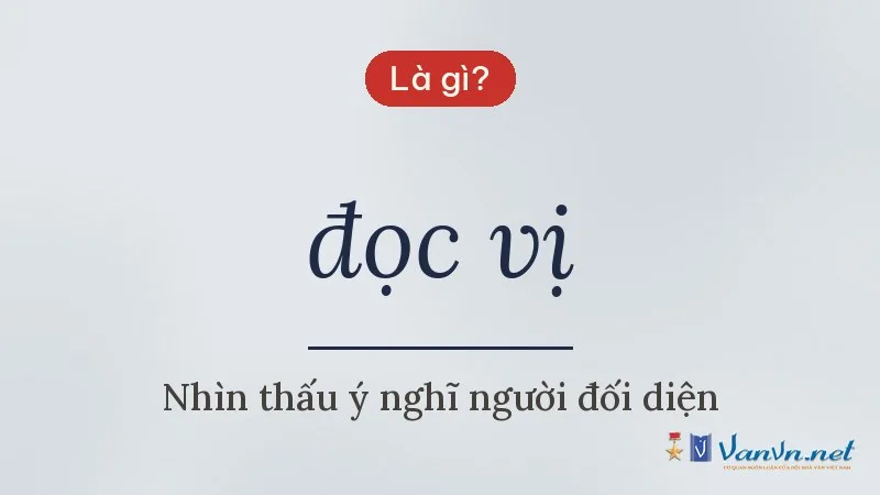 đọc vị là gì