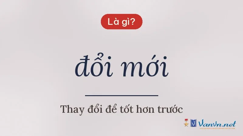 đổi mới là gì
