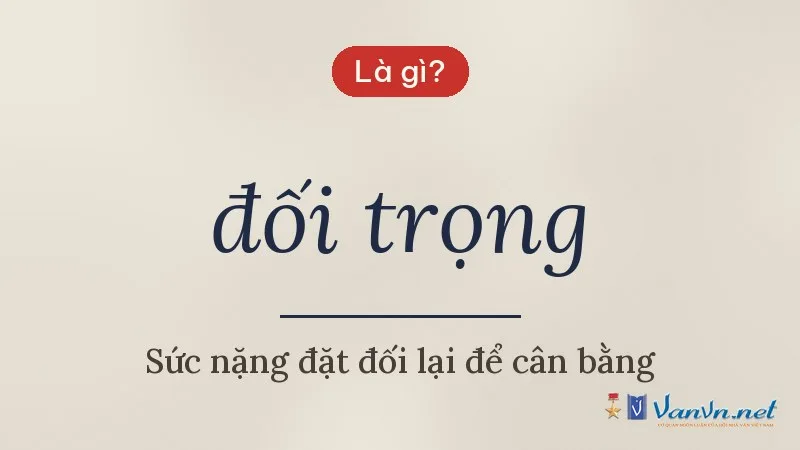 đối trọng là gì