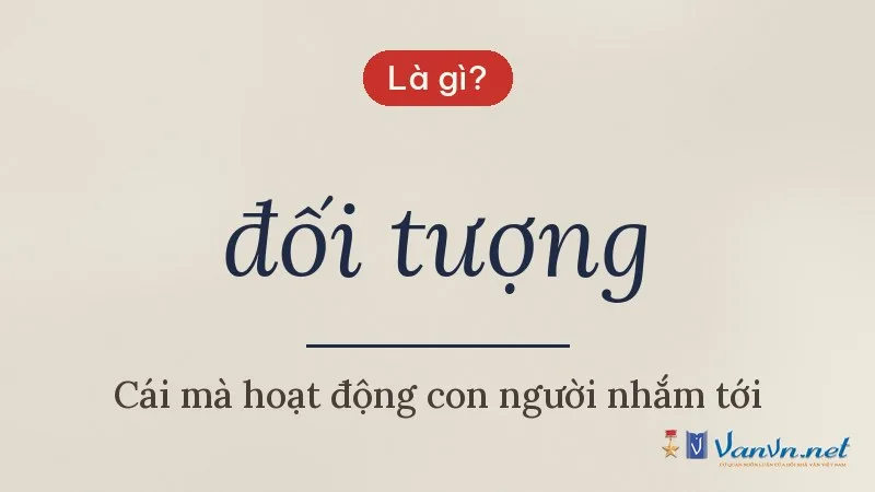 đối tượng là gì