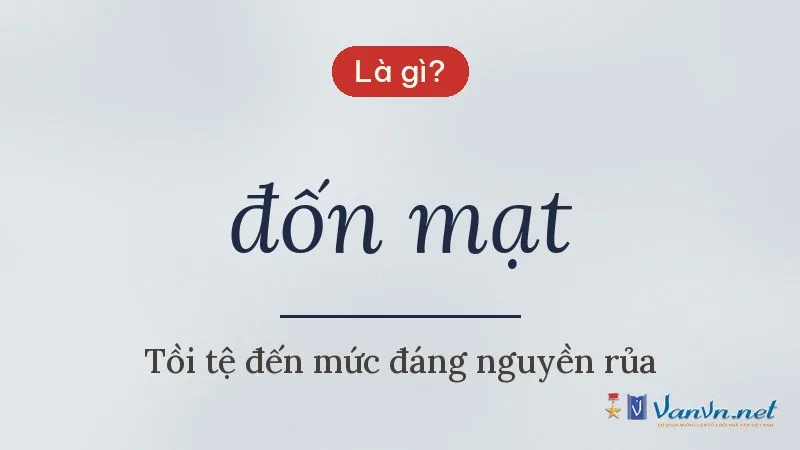 đốn mạt là gì