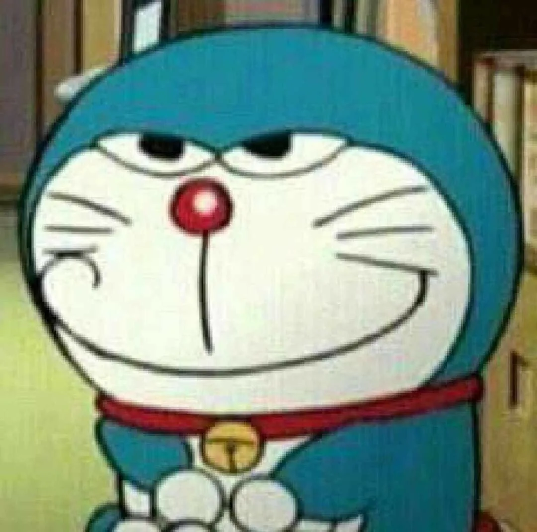 meme doraemon cười