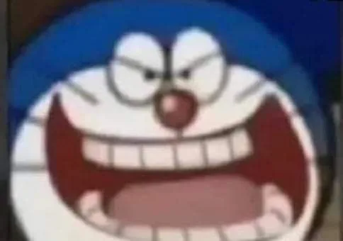 meme doraemon cười