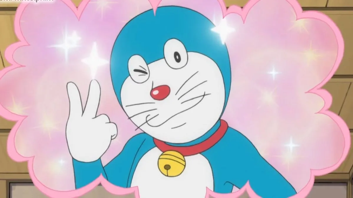 meme doraemon cười