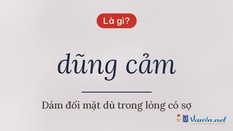 dũng cảm là gì
