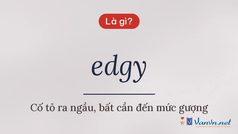edgy là gì