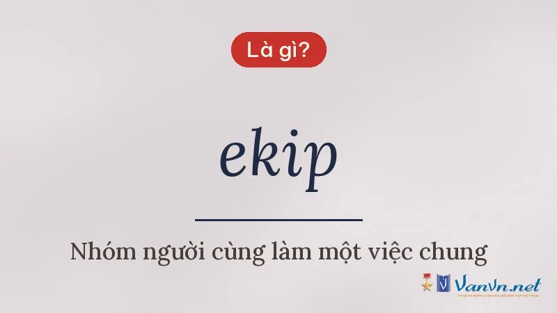 ekip là gì