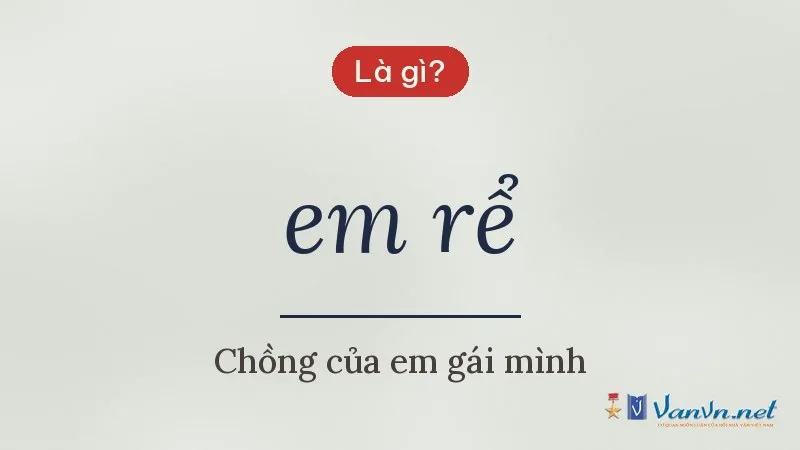 em rể là gì