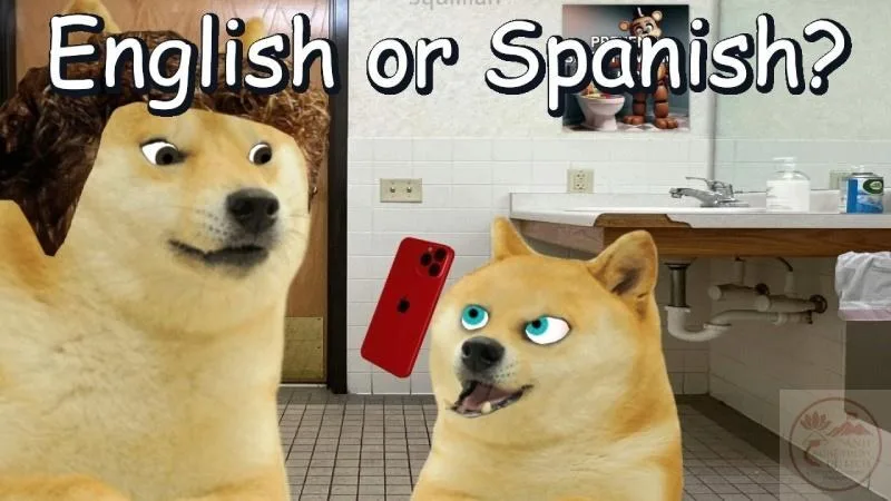 english or spanish meme