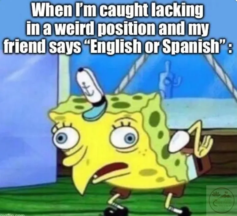 english or spanish meme