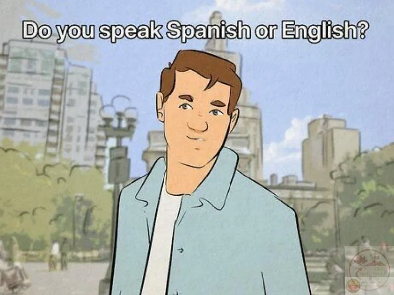 english or spanish meme