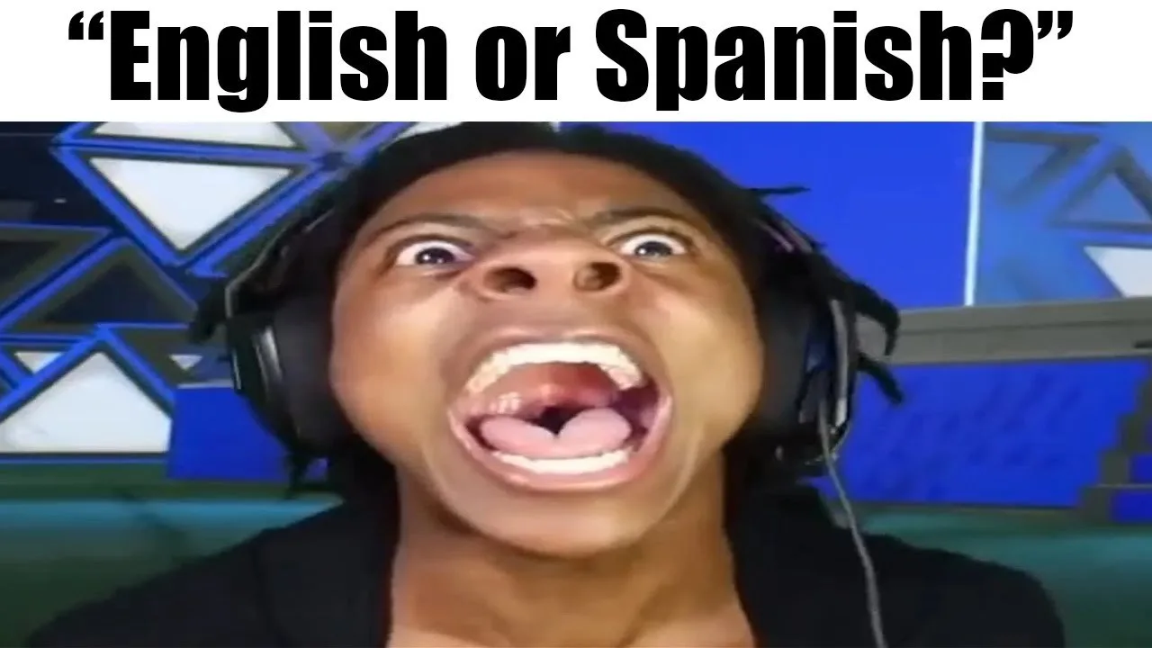 english or spanish meme