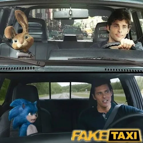 fake taxi meme