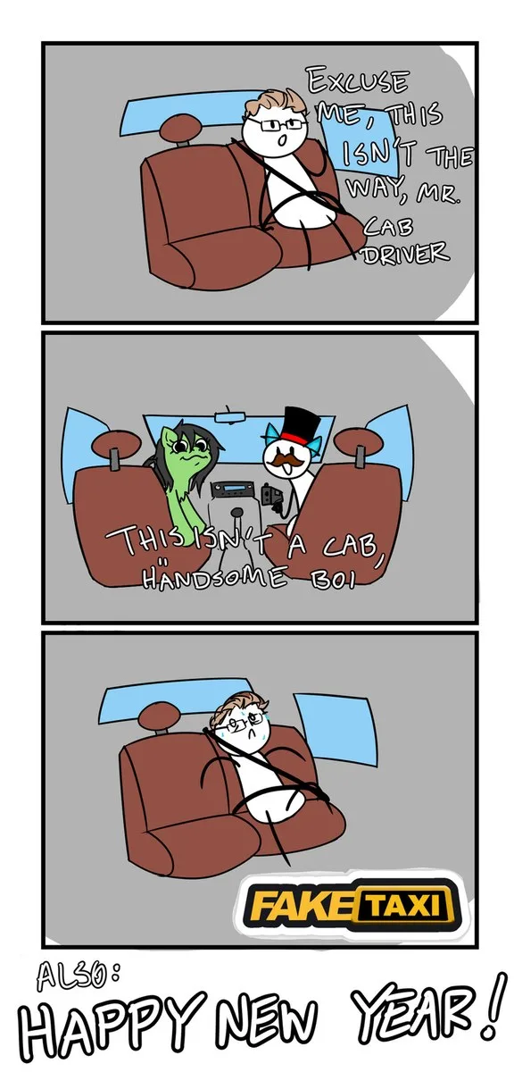 fake taxi meme