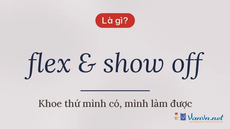 flex & show off là gì