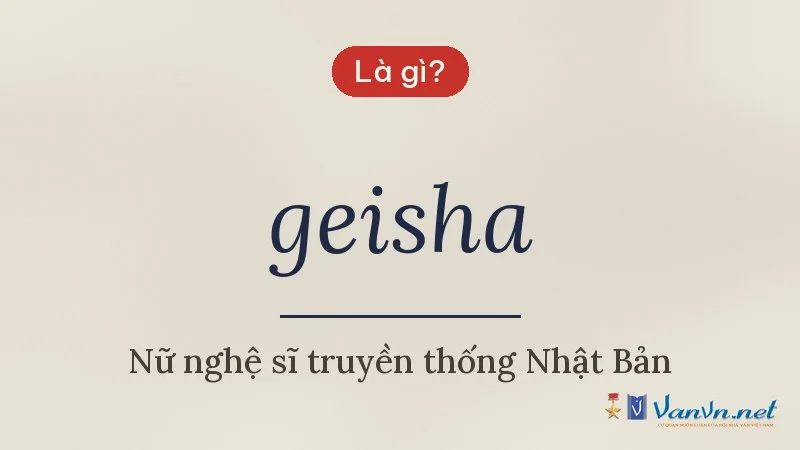 geisha là gì