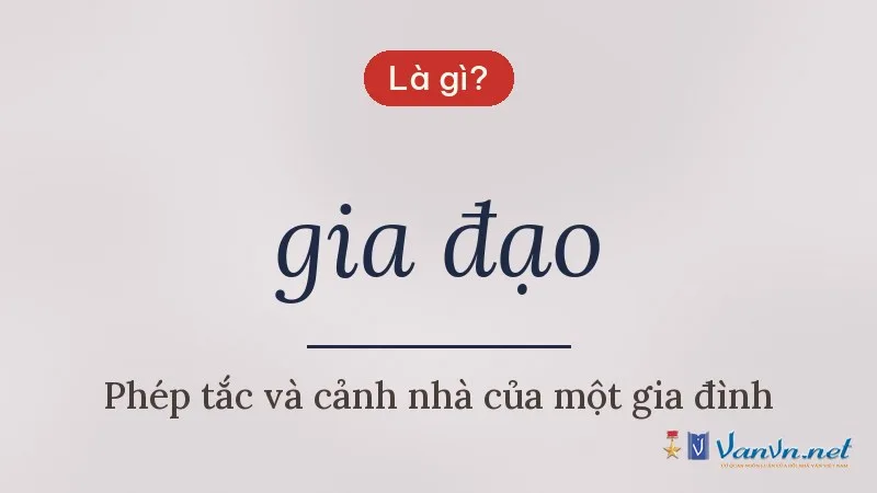 gia đạo là gì