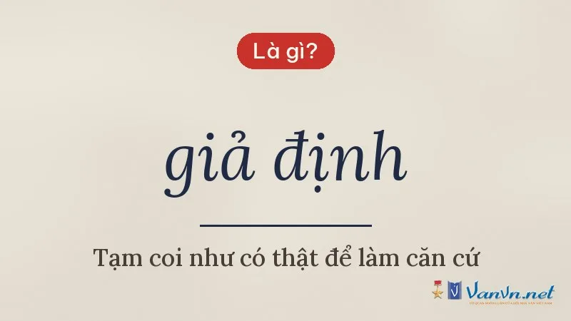 giả định là gì