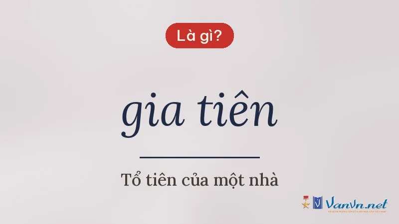 gia tiên là gì