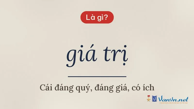 giá trị là gì
