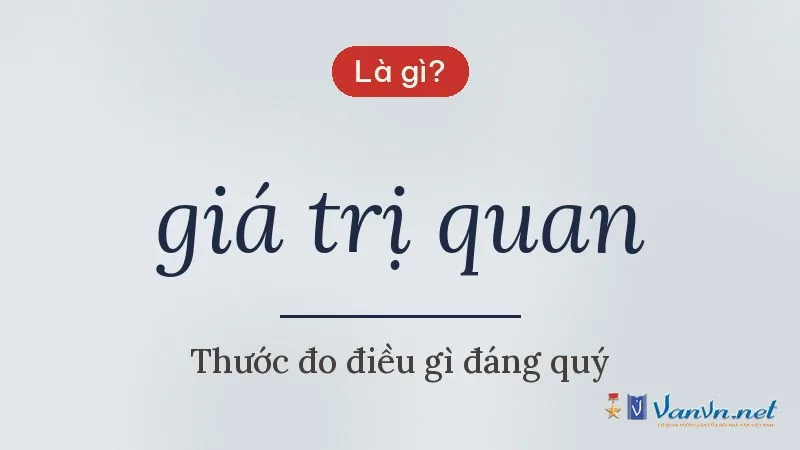giá trị quan là gì