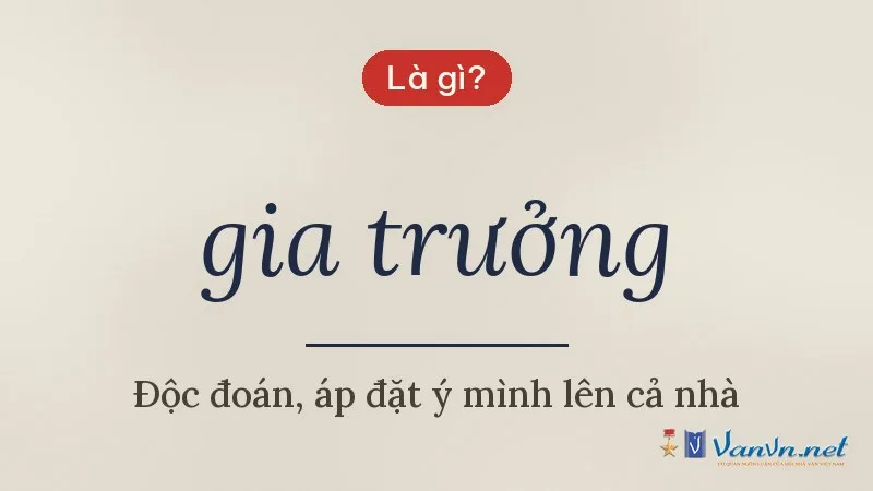 gia trưởng là gì