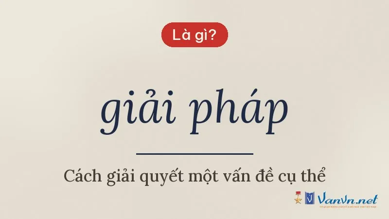 giải pháp là gì